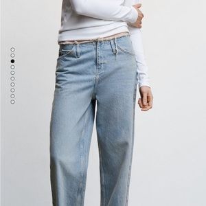 Cut off Mid rise jeans